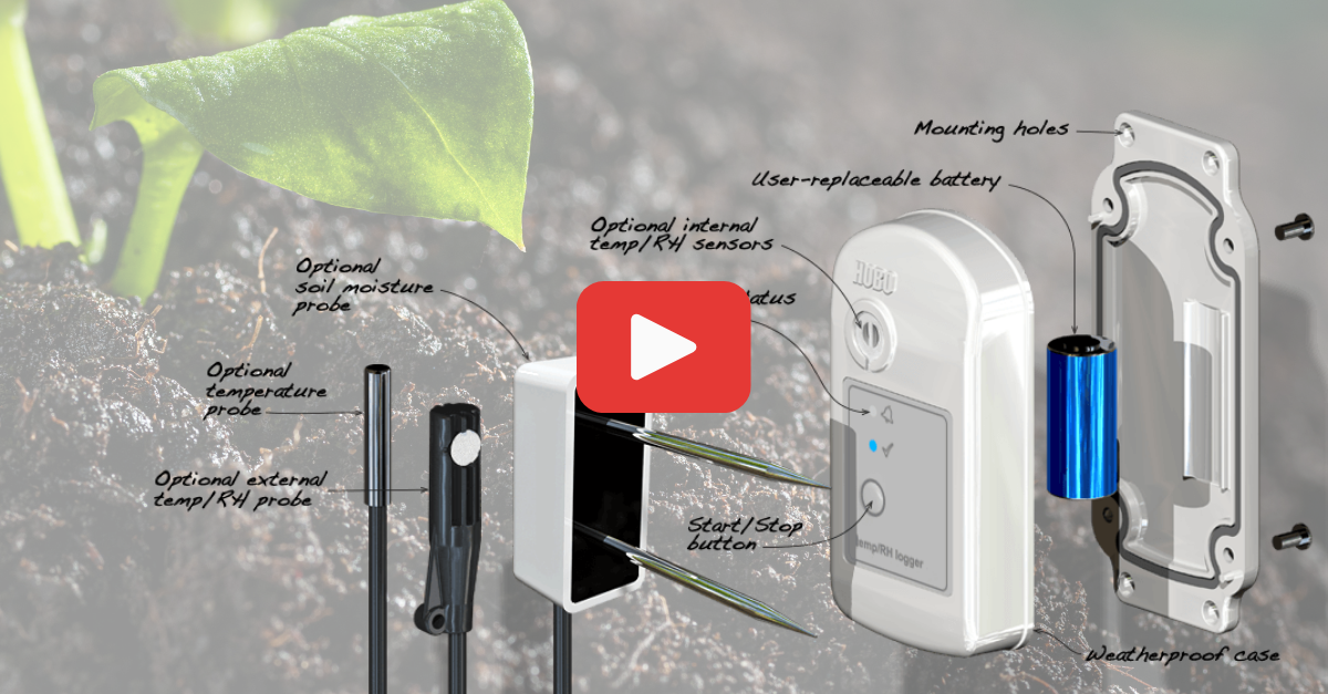 Introducing the NEW HOBO Soil Moisture Bluetooth Loggers