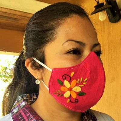 Luc Embroidered mask