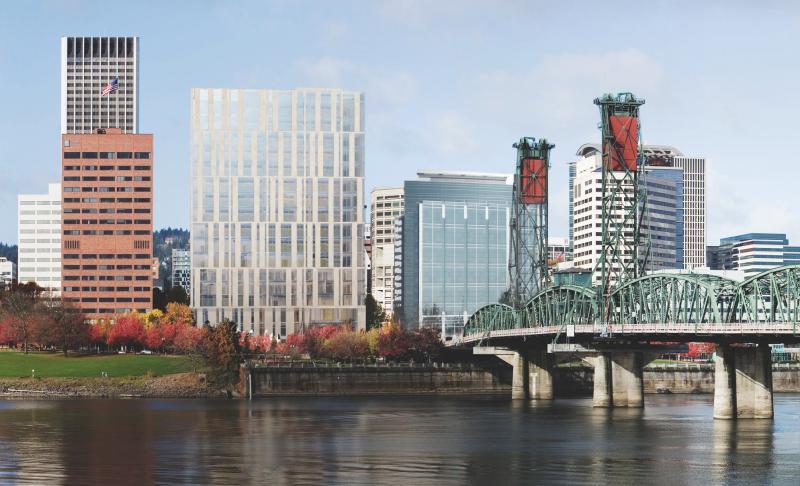 The new Multnomah County courthouse