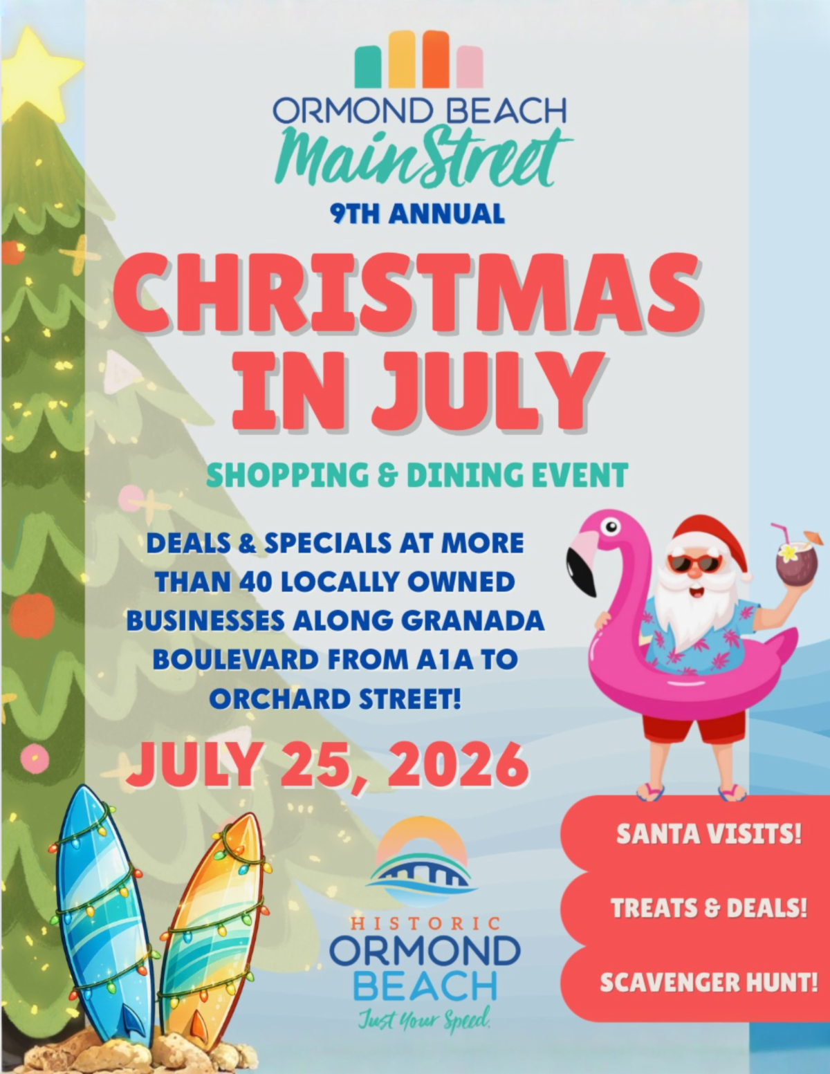 Christmas in July Shopping and Dining Event