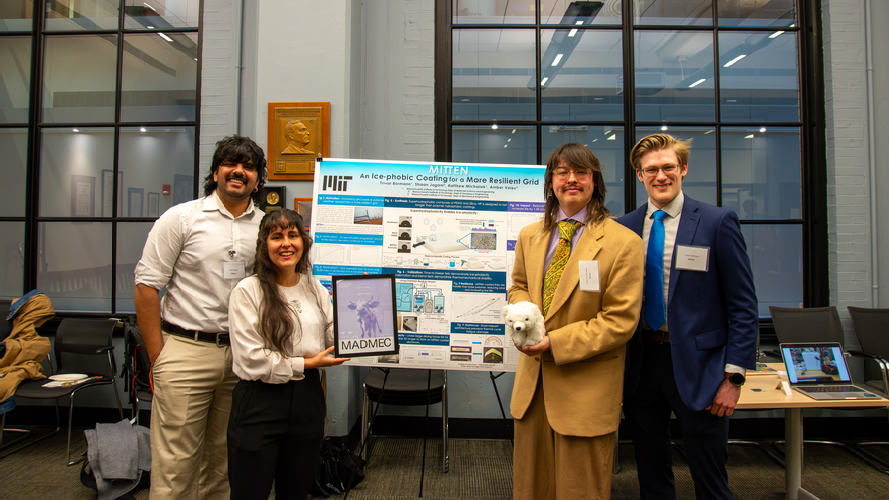 From left to right: Shaan Jagani, Amber Velez, Matthew Michalek, and Trevor Bormann.