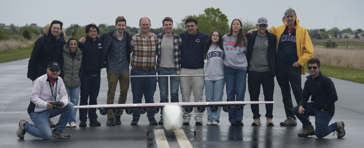 Will Parker, Maya Harris, Liz Solera and alum Thomas Roberts.