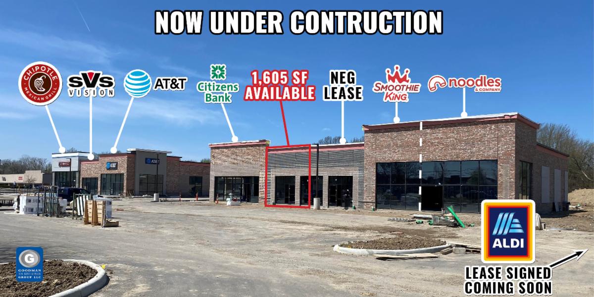 One Space Left at NEW Development Pearl Plaza Join Chipotle (Now