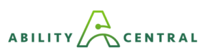Ability Central's logo. A large green "A" is surrounded by the smaller green text "Ability Central."