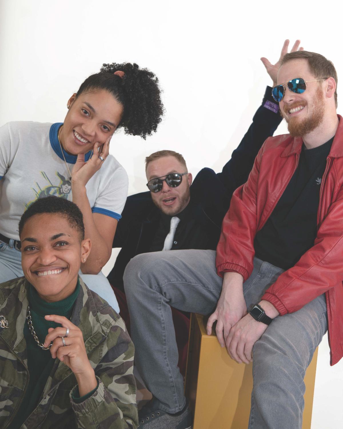 Group shot of the band Hoochi Coochi