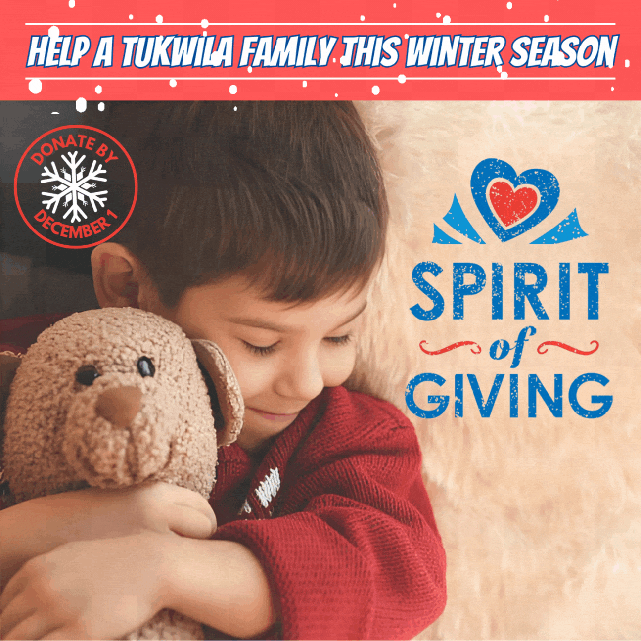Help a Tukwila family this winter season!