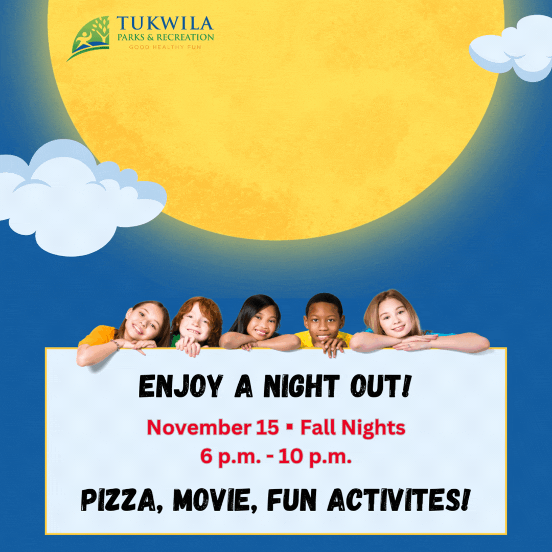 Parent's Night Out is November 15th.
