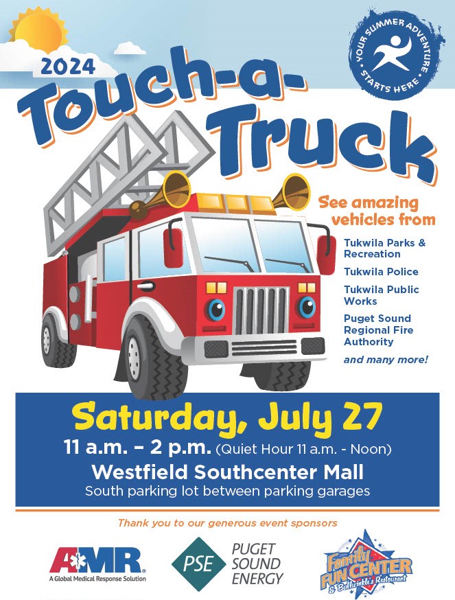 Join us for Touch a Truck July 27.