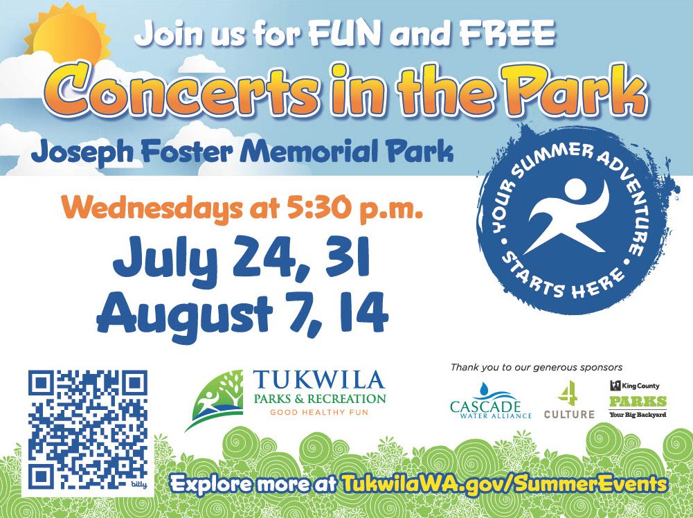 Join us for concerts in the park!