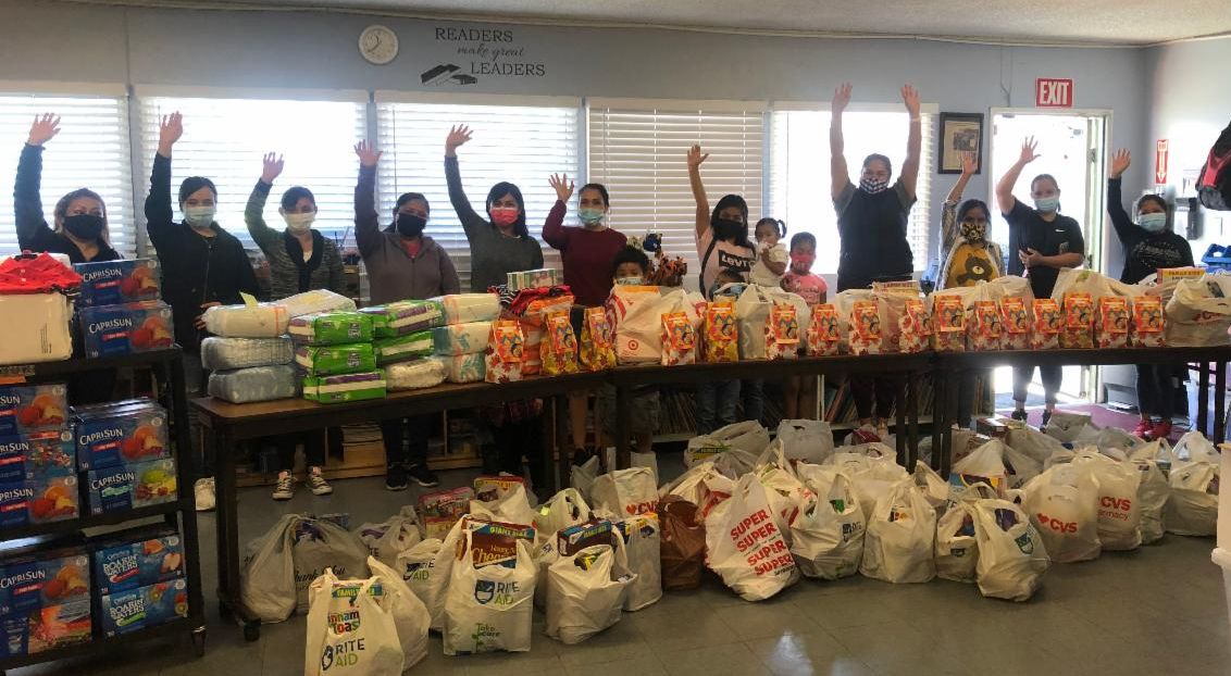 Food donated by Mayfield Senior School and Notre Dame Academy