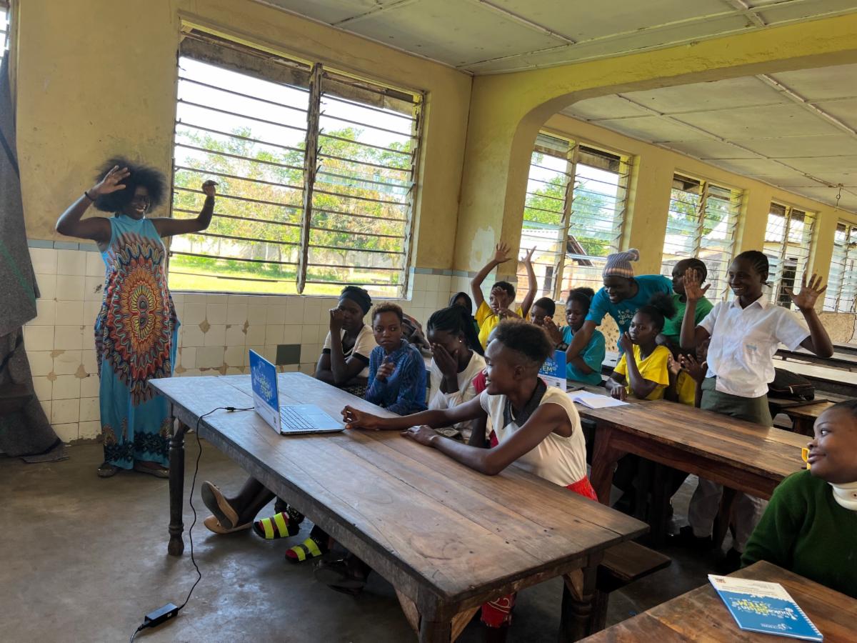 After-school STEM workshop at Kibarani School for the Deaf
