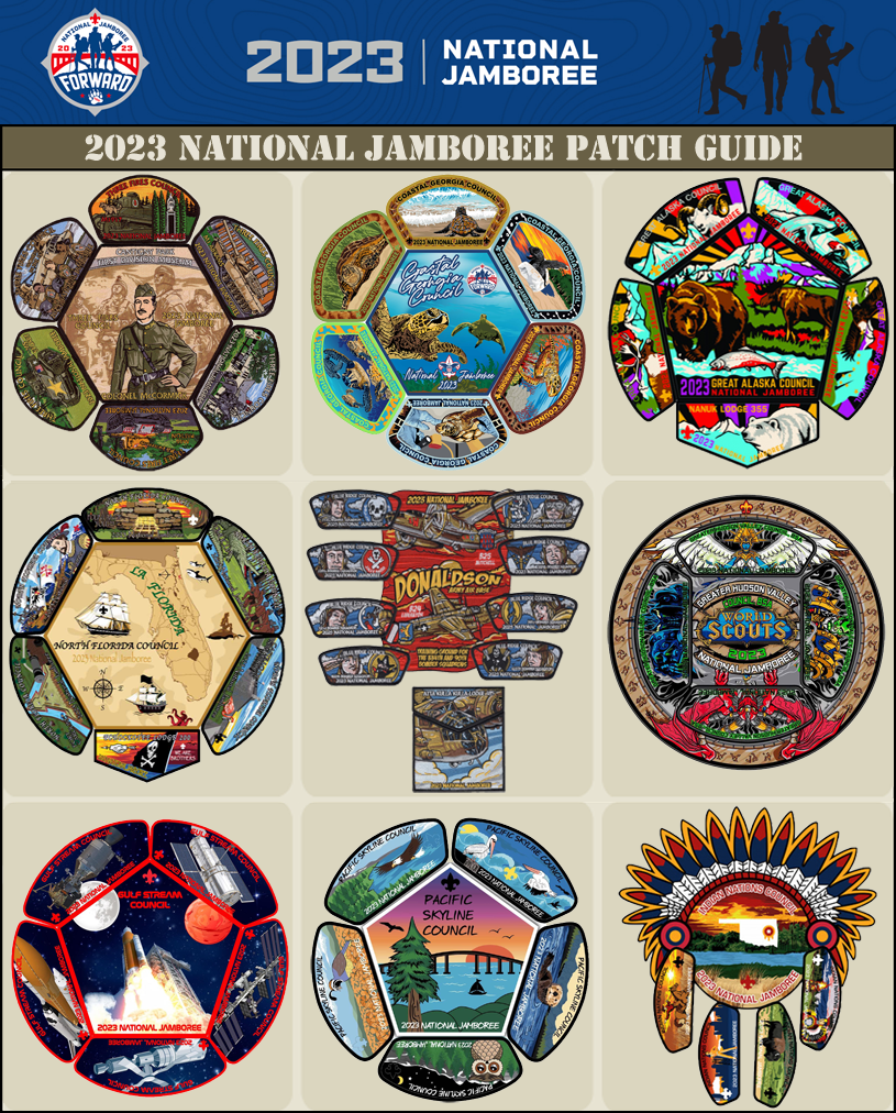 2023 National Jamboree Patch Guide