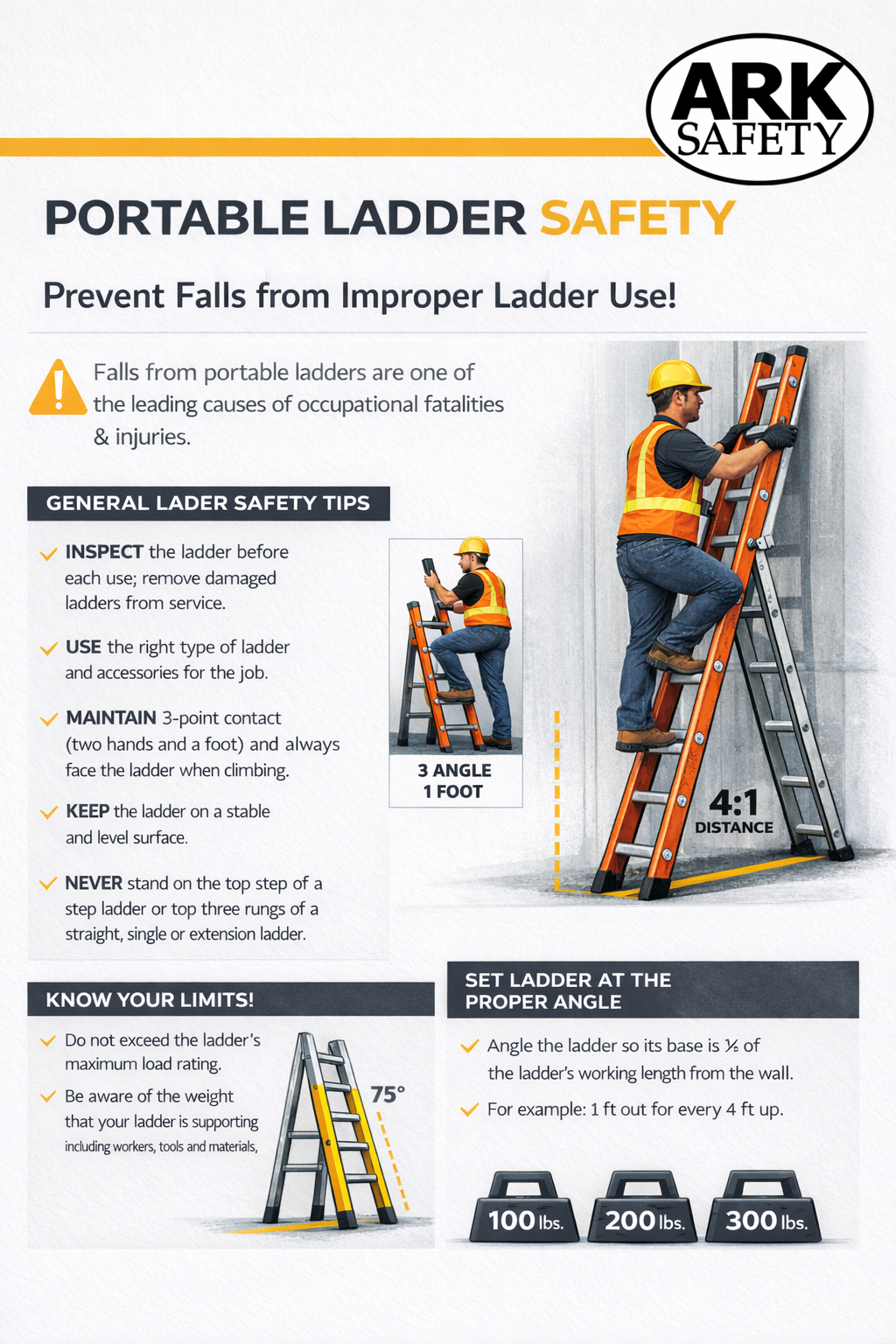 Footwear Standards & Portable Ladder Safety