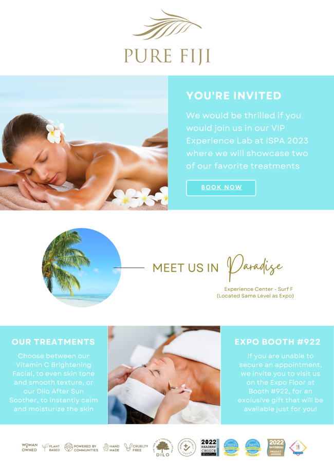 Join Pure Fiji at the ISPA 2023 Experience Lab