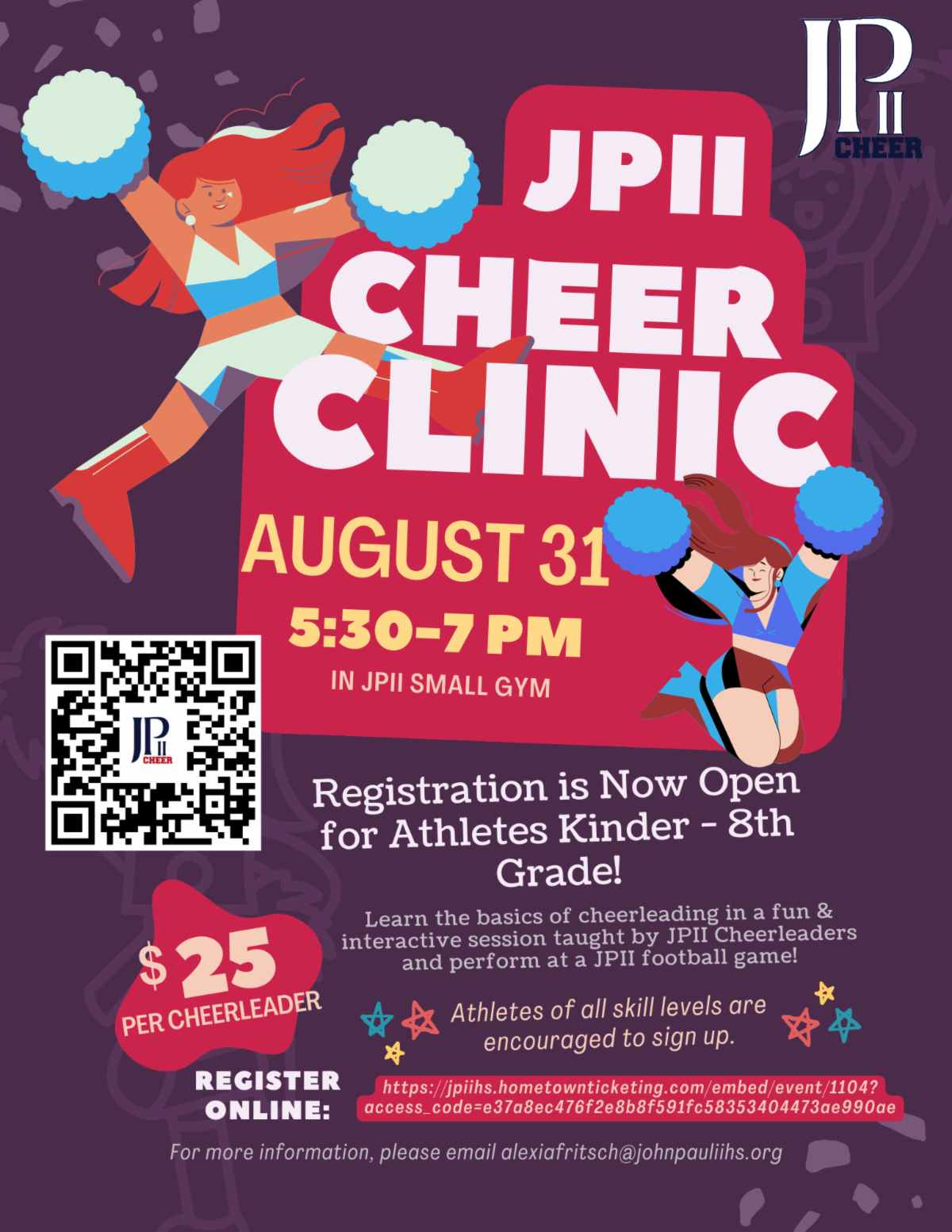junior cheer clinic