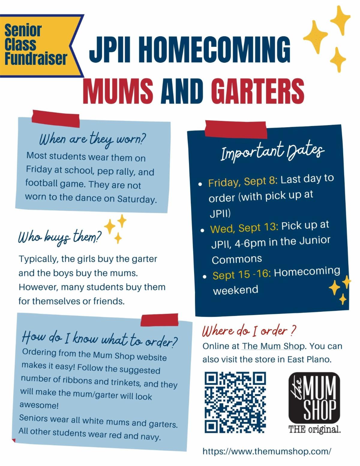 2023 HOCO MUM and GARTER