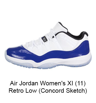 Air Jordan Women's XI (11) Retro Low (Concord Sketch)
