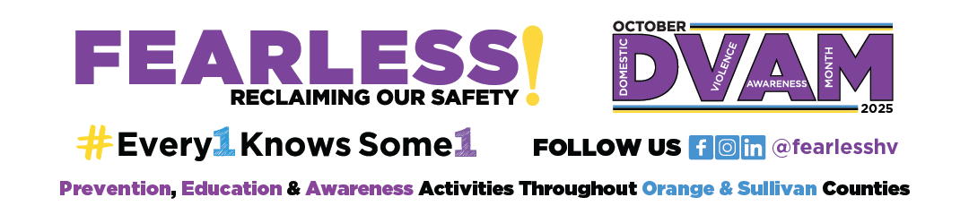 October DVAM (Domestic Violence Awareness Month)