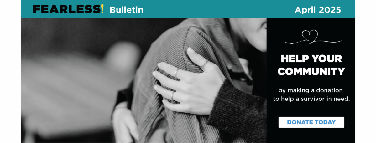 Fearless! Hudson Valley April Newsletter