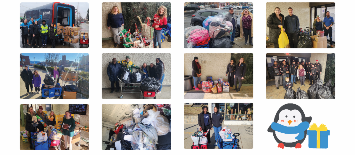Photos of some of our Holiday Gift Project donors!