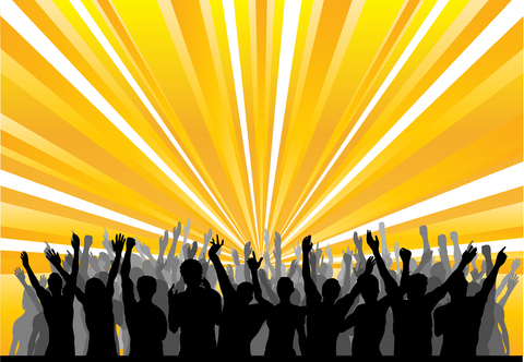 Cheering Audience