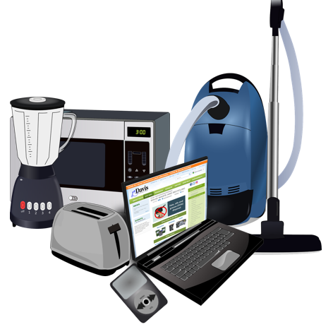 Lady bug (red with black spots on a green leaf)