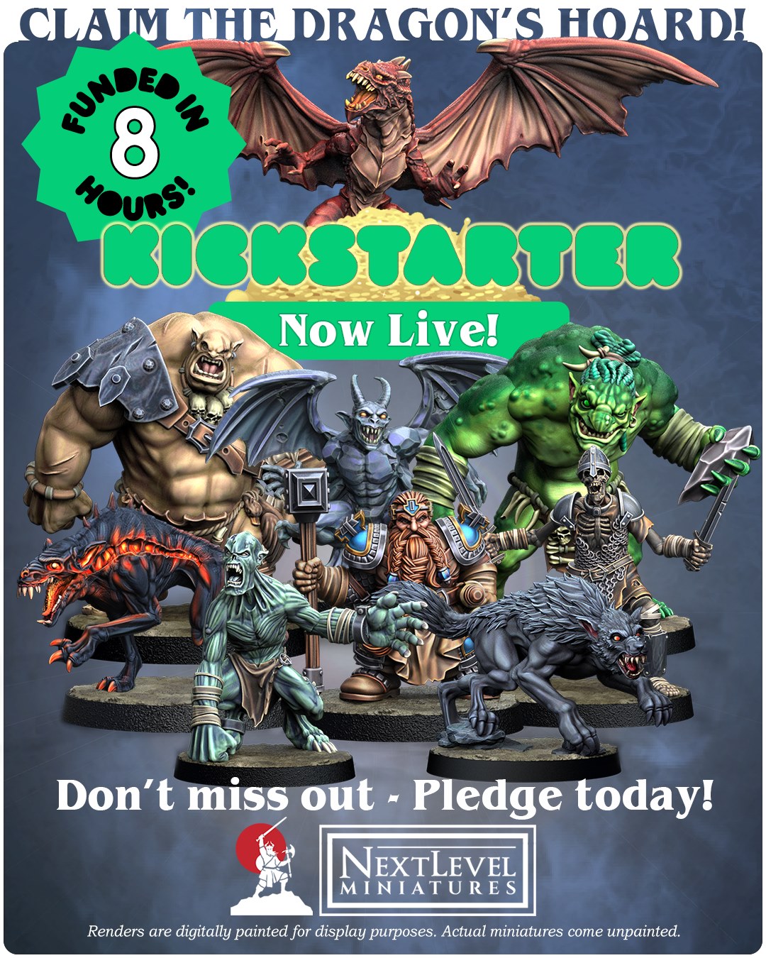 More Rappan Athuk Miniatures have been unlocked by Next Level