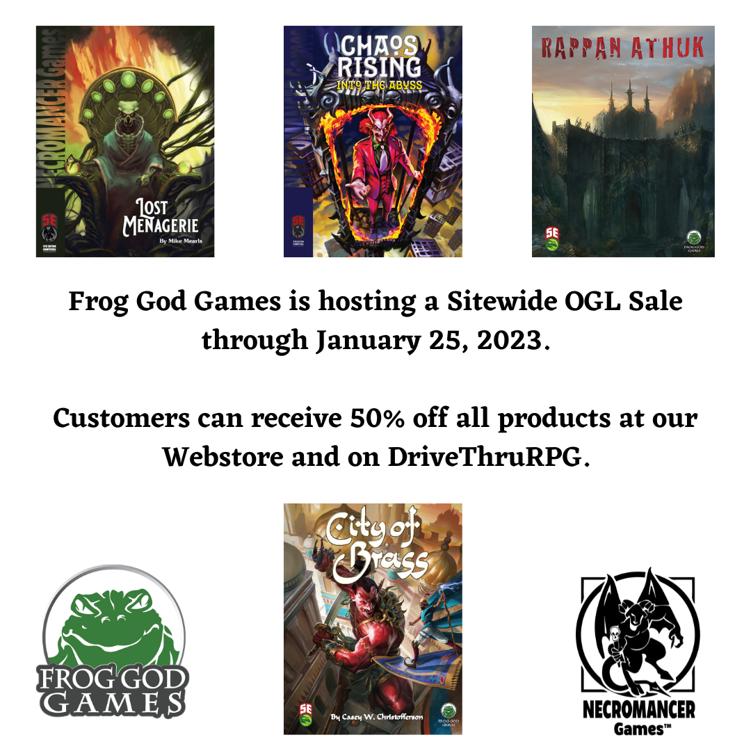 Check out the latest Humble Bundle with Kobold Press and Friends!