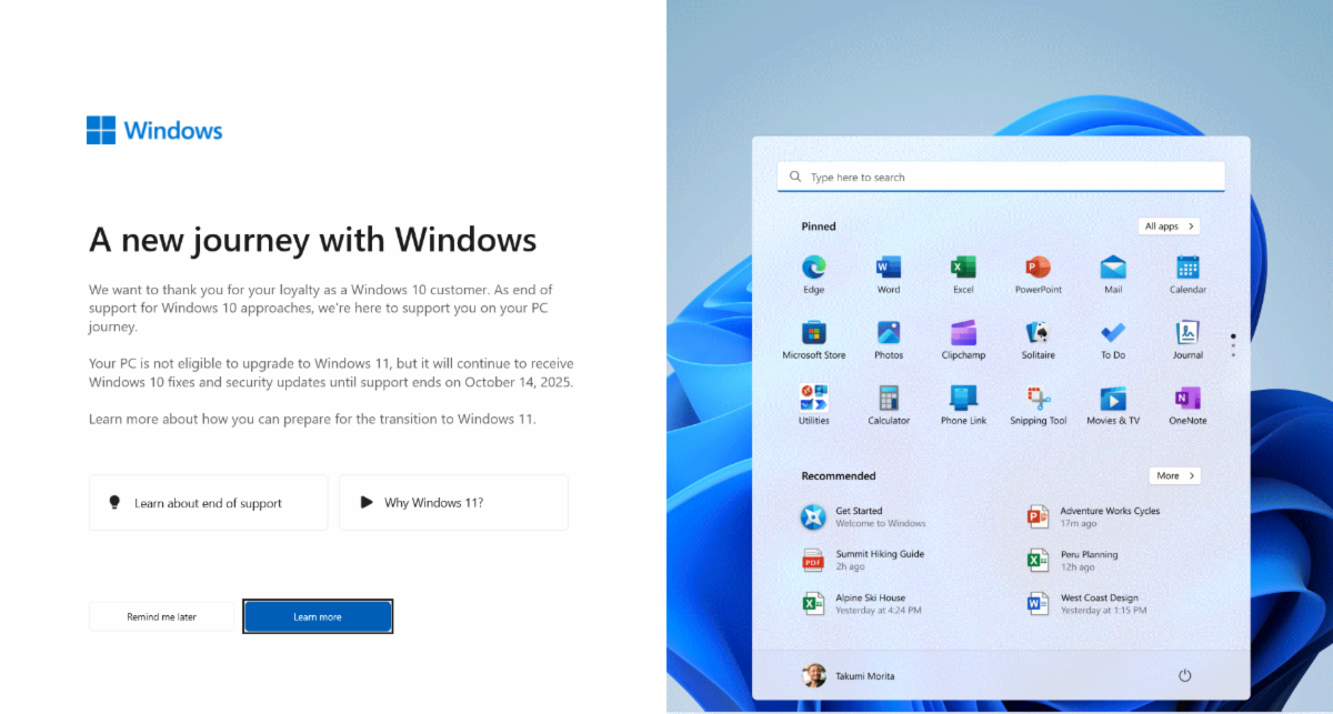 A new journey with Windows 11