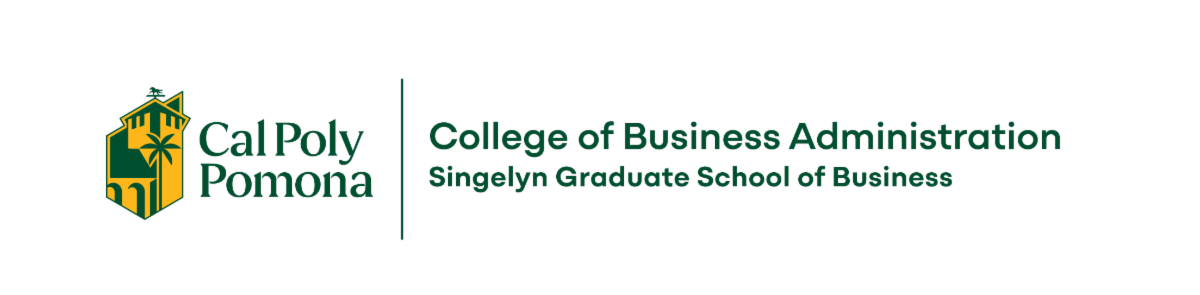 Cal Poly Pomona College of Business Administration and Singelyn Graduate School of Business Logo