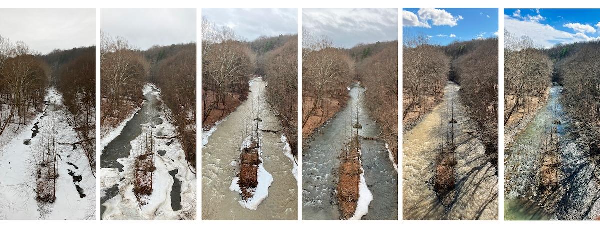 six photos from the location in ithaca new york