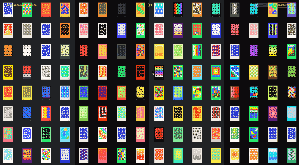 animated gif of designs