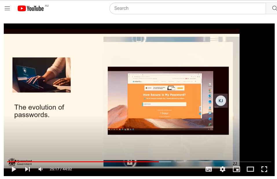 Infosec Webinar 1 screenshot