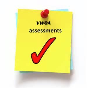 Image of yellow Post It note with the Assessment and red check mark.