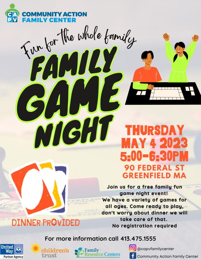 Family Game Night May 4th