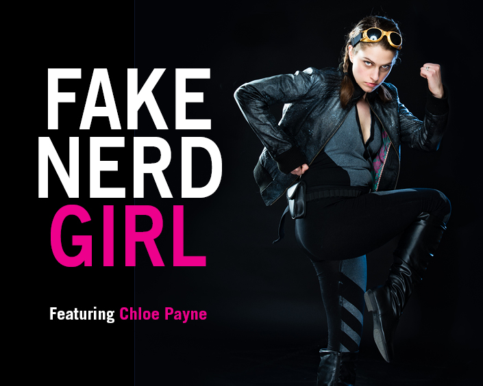 Fake Nerd Girl Flyer