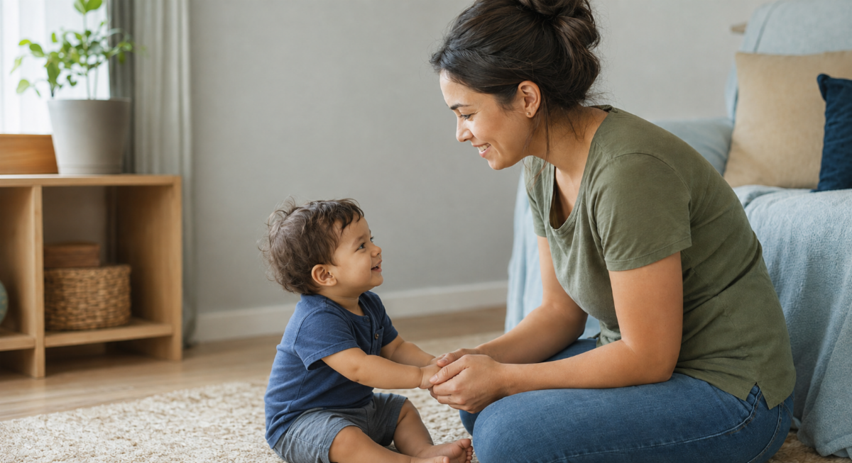Mother and Toddler aged son