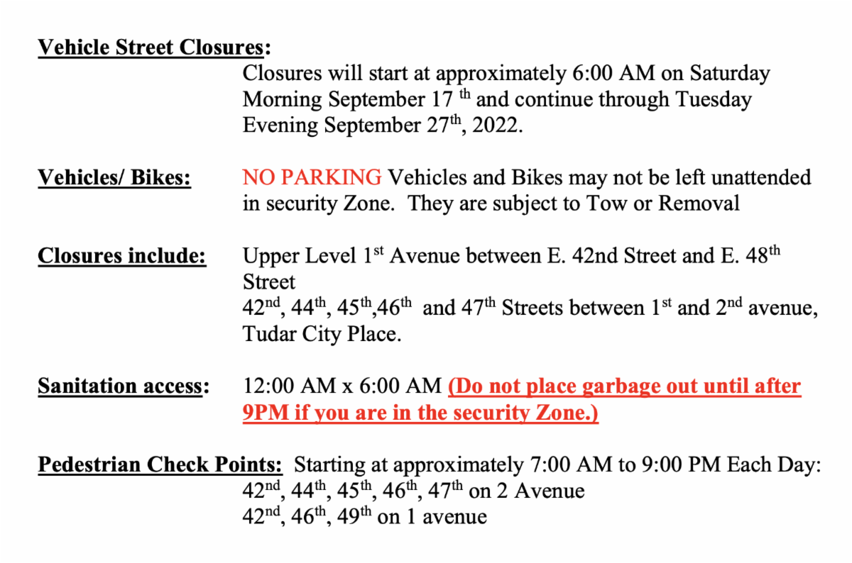 Turtle Bay Association UN General Assembly Alerts