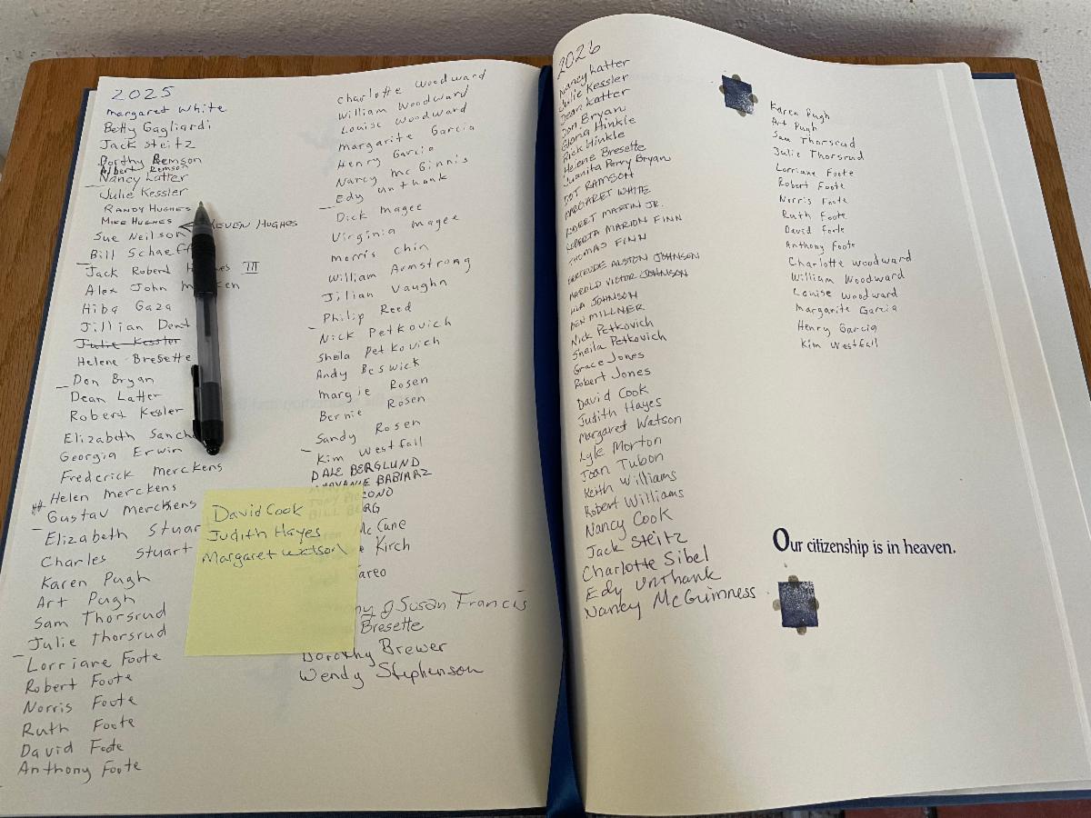 necrology book
