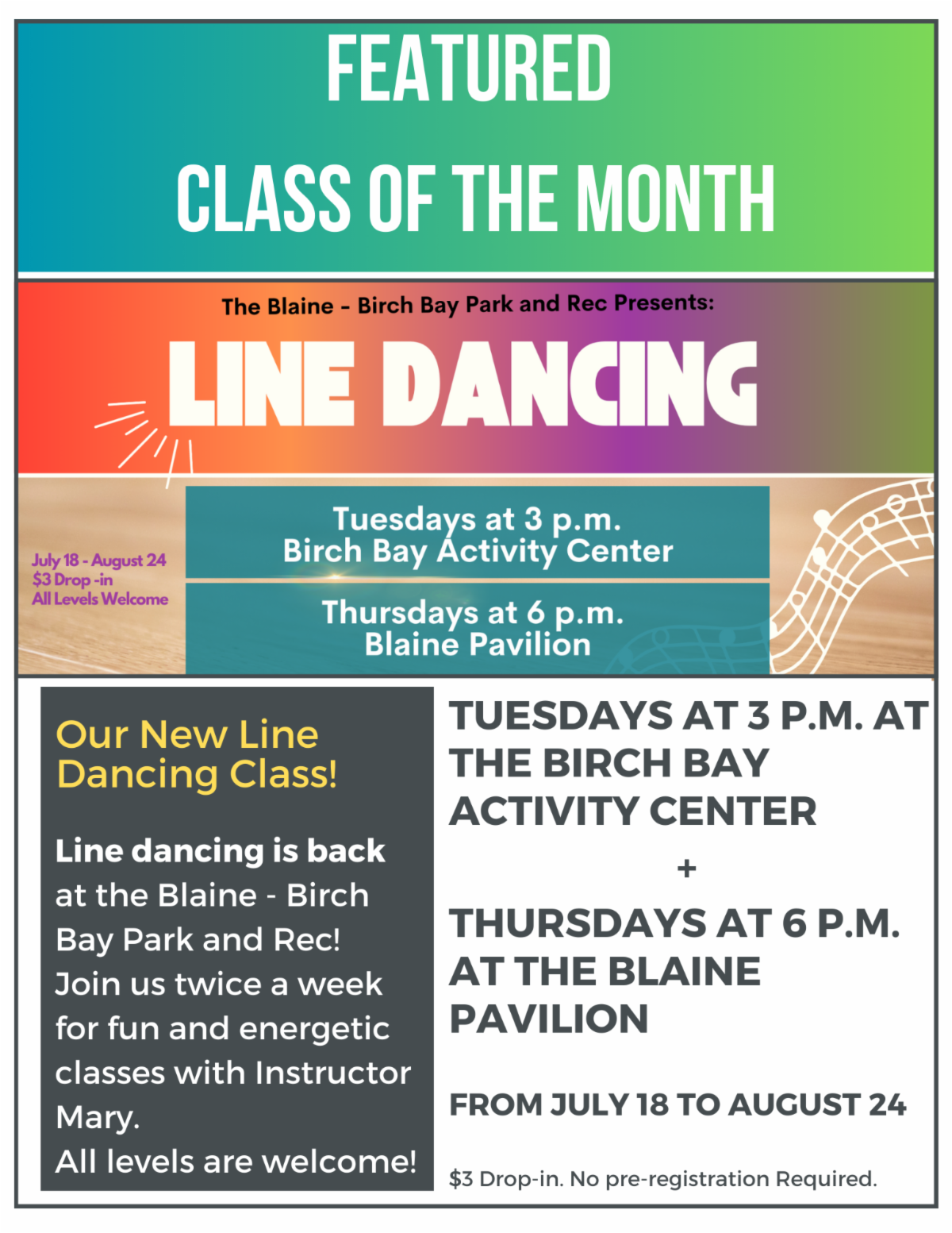 Your Blaine Birch Bay Park and Rec July 2023 Newsletter