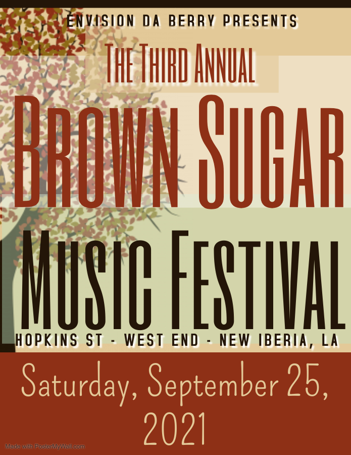 Flyer for Brown Sugar Music Festival 2021