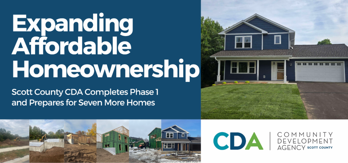Expanding Affordable Homeownership: Scott County CDA Completes Phase 1 and Prepares for Seven More Homes Copy with images of the completed home