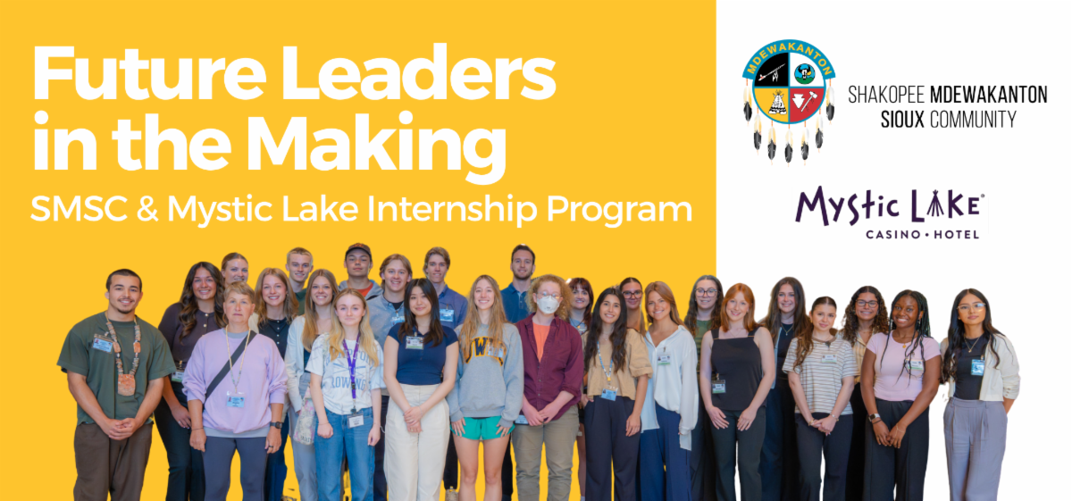 Photo of summer interns at SMSC and Mystic Lake Casino
