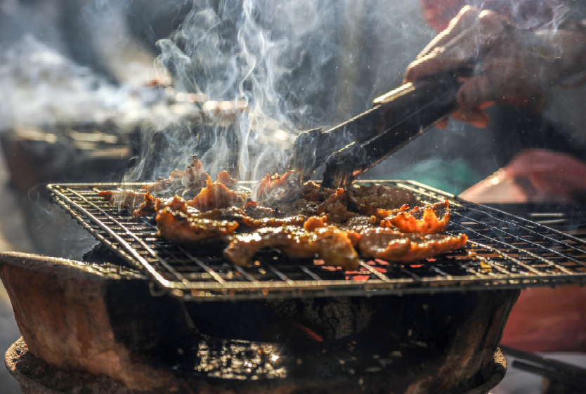 BBQ on the grill