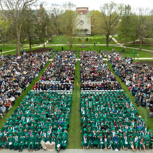 Illinois Wesleyan University honored more than 400 candidates for