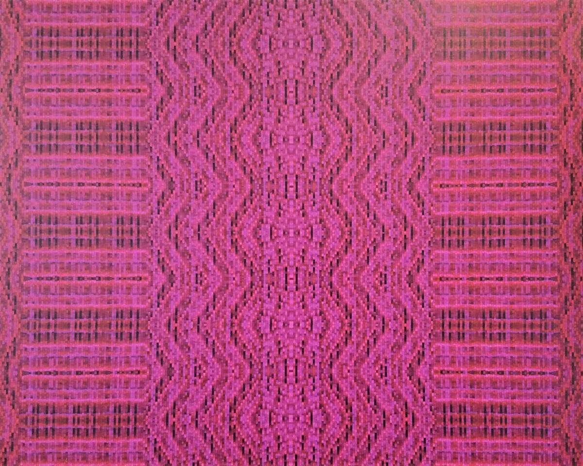Repetitive pattern abstract artwork