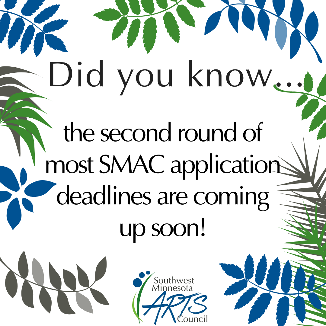 Did you know...the second round of most SMAC application deadlines are coming up soon!
