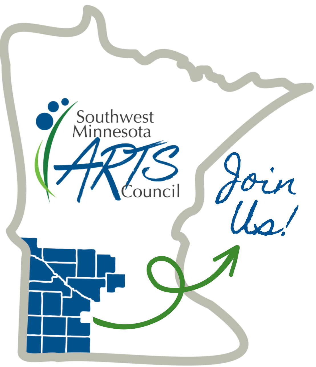Map of the SMAC region with the words Join Us!