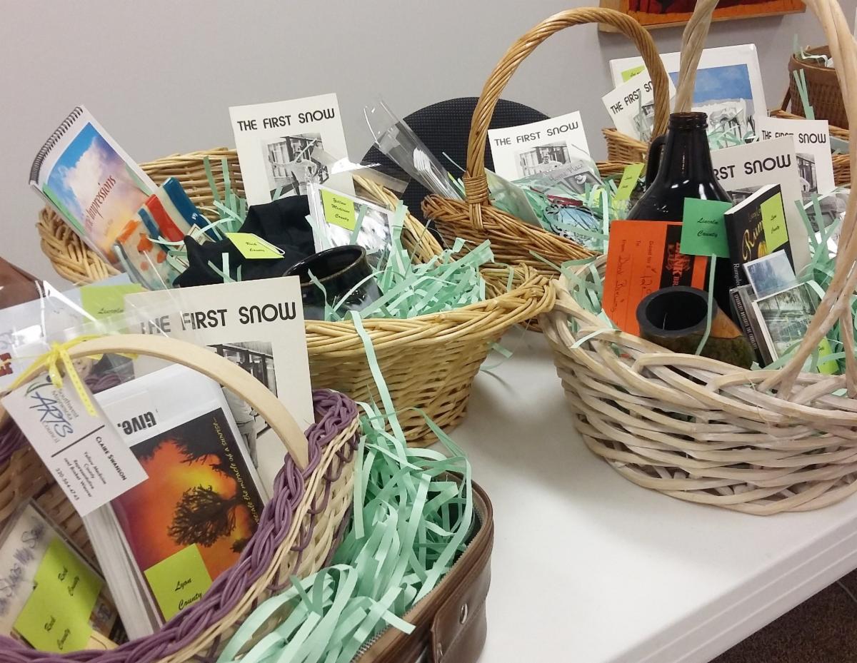 Multiple goodie baskets