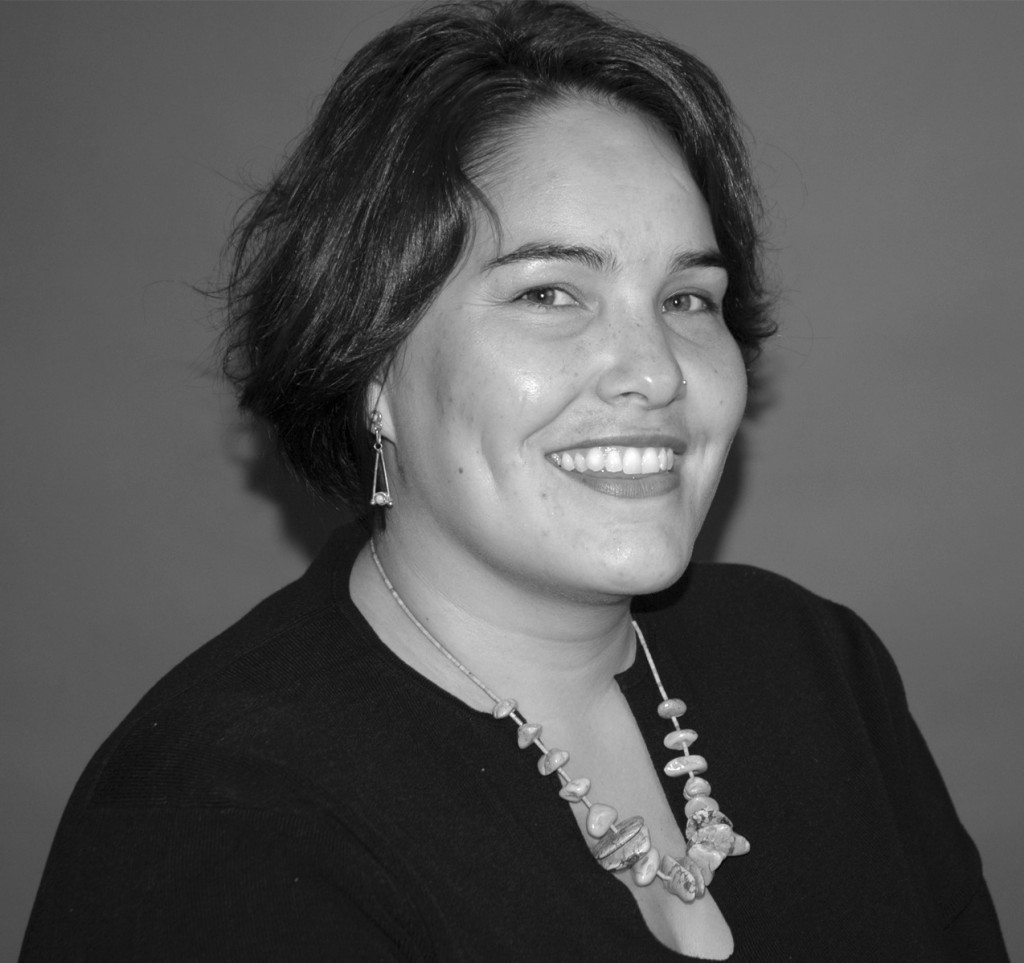 Black and white headshot of Michele